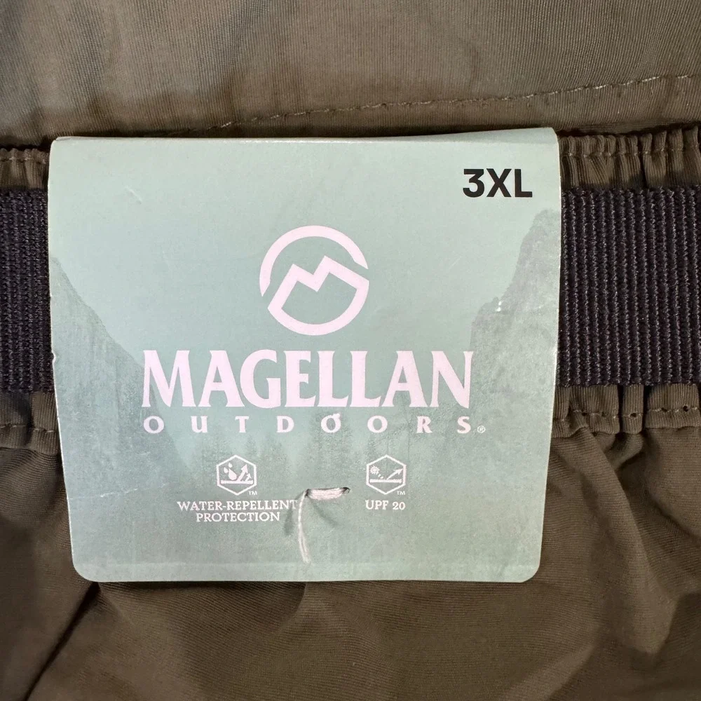 Magellan Outdoors Back Country Pant Mens 3XL Olive Night Fish Gear SGMGMF7000
